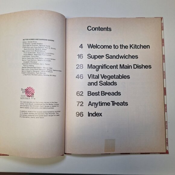 Better Homes Junior Cook Book 1970s Kid Child Bake Recipes Easy Instructions - Picture 4 of 13